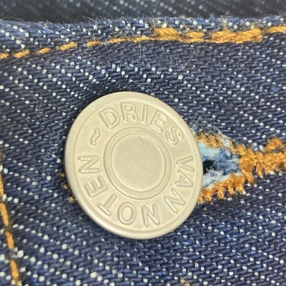 Dries van Noten dark denim jeans with slightly tapered leg. Size 31 - Picture 3 of 4